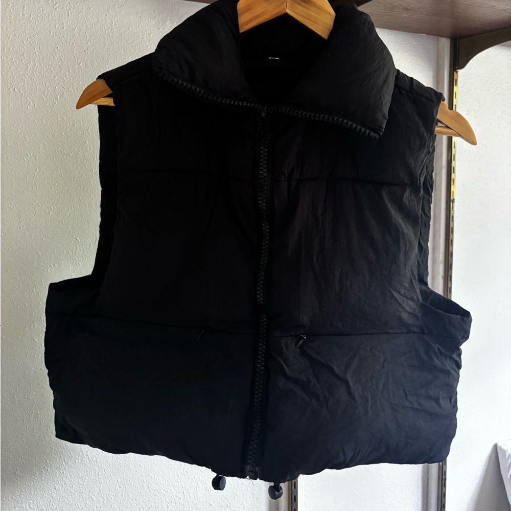 Black Puffer Vest